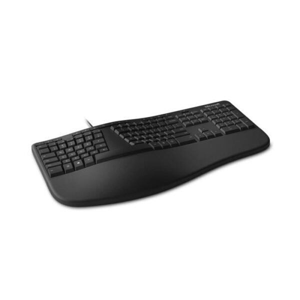 Buy with crypto Microsoft Ergonomic Keyboard - Black-3