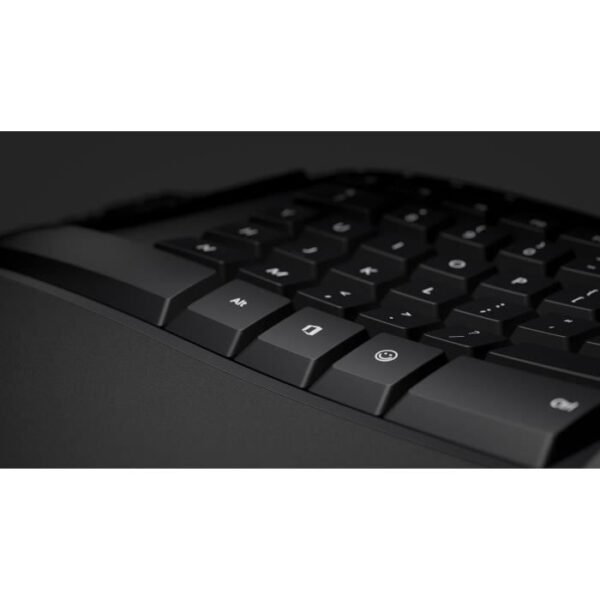 Buy with crypto Microsoft Ergonomic Keyboard - Black-5