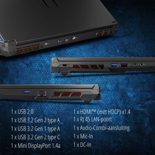 Buy with crypto PC laptop Gaming - Erazer - NB Erazer Scout E20 - 17.3 FHD IPS 144Hz - Intel Core i5-13420H - 16GB - SSD 512G - RTX 4050 -Azerty-4