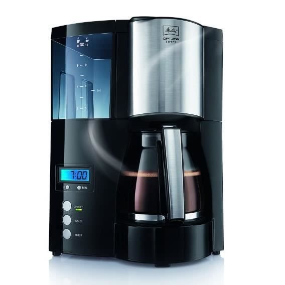 Buy with crypto Melitta 100801 CAFETIERE Programmable Optima Timer - Black Filter-3