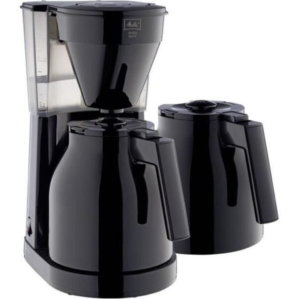 Buy with crypto Melitta Easy Therm II - 1l filter coffee maker - 1050 W + 2nd pourse - Black-1