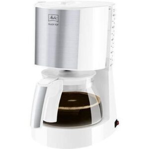 Buy with crypto MELITTA 1017-03 CAFETIERE ENJOY TOP GLASS White/Brushed steel 1017-03-1