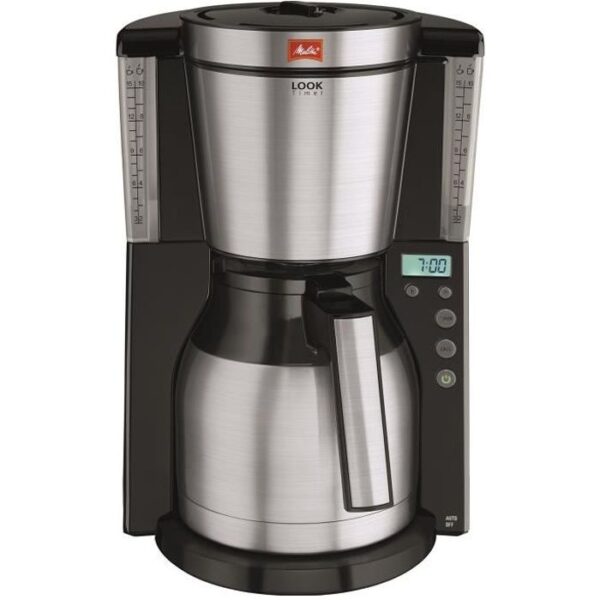 Buy with crypto Melitta 1011-16 CAFETIERE Programmable filter with isothermal verses Look IV Therm Timer - Black-1