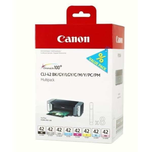 Buy with crypto CANON CLI-42 8inks Ink Cartridge-2