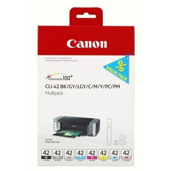 Buy with crypto CANON CLI-42 8inks Ink Cartridge-1