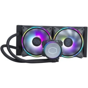 Buy with crypto COOLER MASTER - PC Liquid Cooling - MasterLiquid ML240 Illusion ARGB - 240mm Radiator - Black (MLX-D24M-A18P2-R1)-1