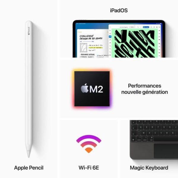 Buy with crypto Apple - iPad Pro (2022) - 12.9 - WiFi - 1 TO - Money)-6