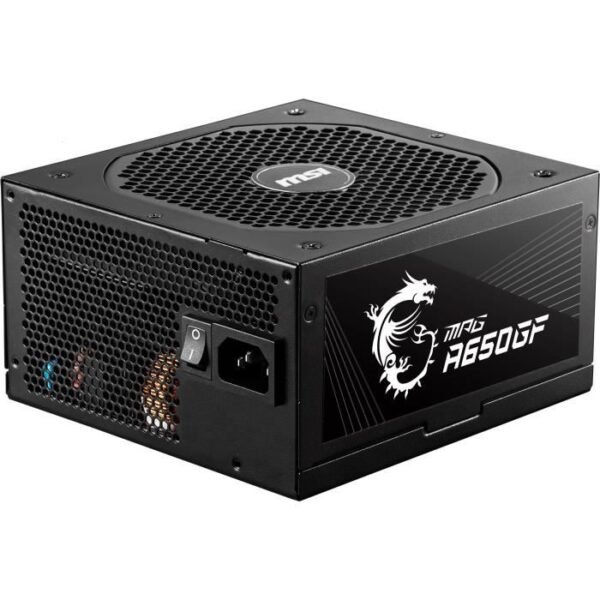 Buy with crypto MSI PC Power Supply MPG A650GF - 650W 80+ Gold Modular-2