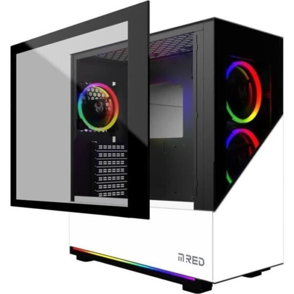 Buy with crypto MRED - PC Gamer ATX - White RGB Elite-2