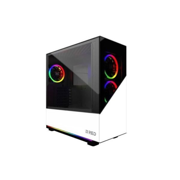 Buy with crypto MRED - PC Gamer ATX - White RGB Elite-1