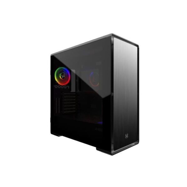 Buy with crypto MRED - Atx gaming pc case - RGB Iron Glass-1