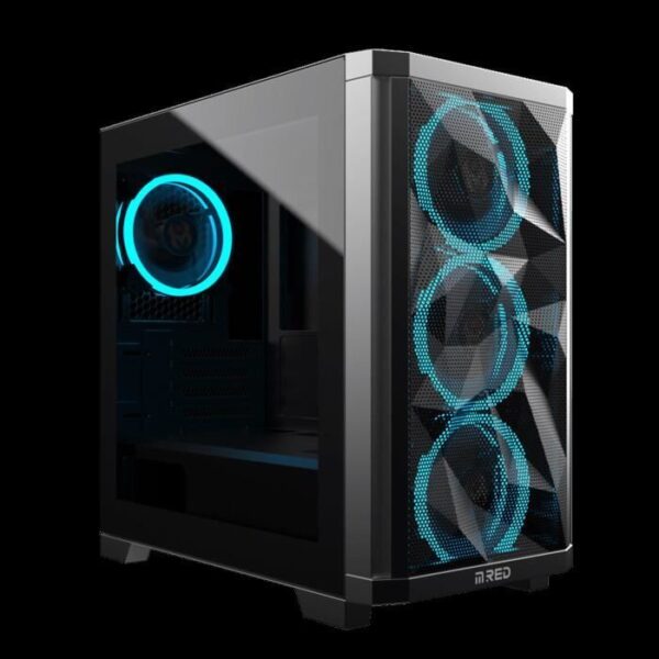 Buy with crypto MRED - Gamer PC case - RGB Stardust Mini - Black-5