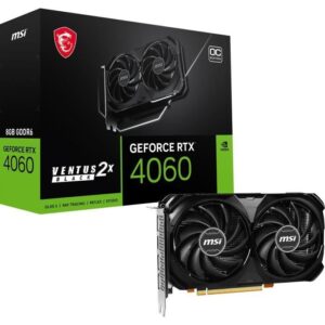 Buy with crypto MSI - Graphics card - GeForce RTX  4060 Ventus 2x Black 8G OC-1