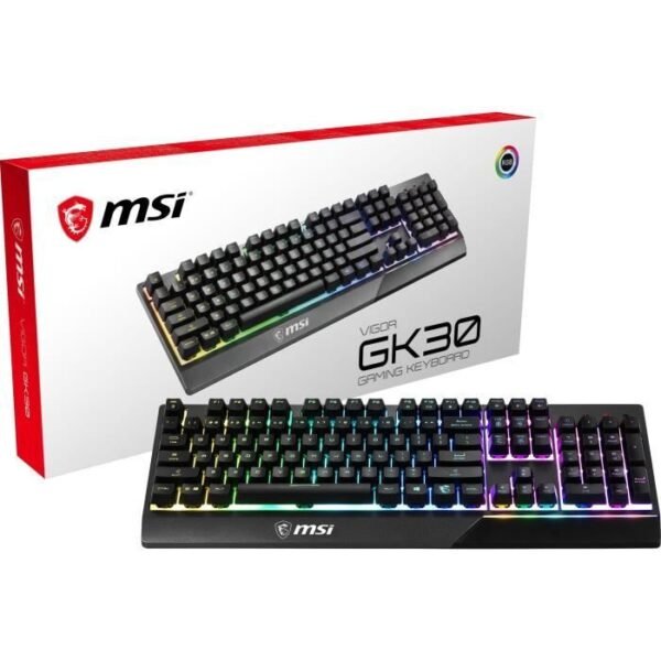 Buy with crypto MSI Vigor GK30 FR Gaming Keyboard-5