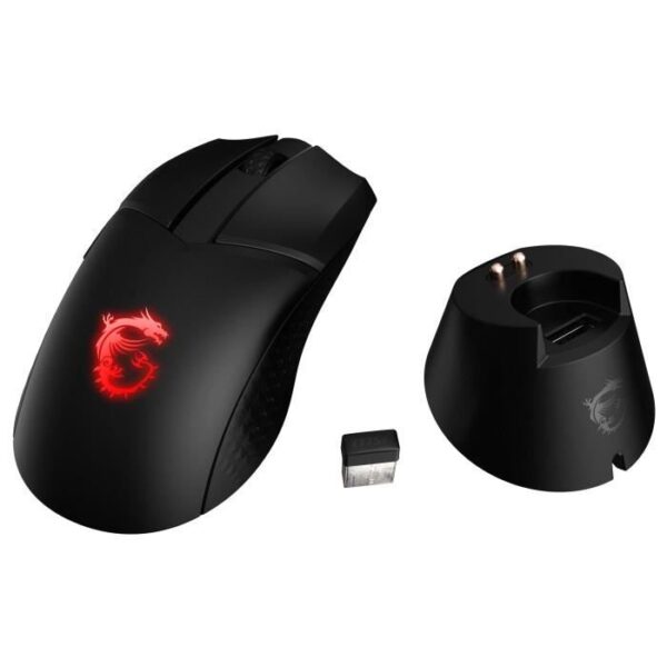 Buy with crypto MSI MICRO-STAR INTERNATIONAL CLUTCH GM41 Mouse - Wireless and lightweight-2