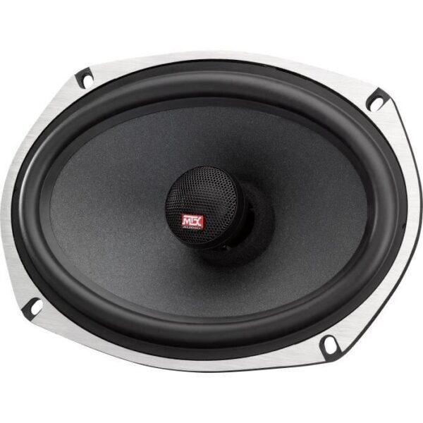 Buy with crypto MTX TX669C Coaxial speakers 16x23cm 6x9 2-way 120W RMS 4O aluminum chassis neodymium tweeter silk dome coil TSV TIL-2