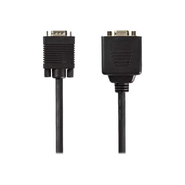 Buy with crypto NEDIS VGA Cable - VGA Male - 2x VGA Female - 0.2 m - Black-5