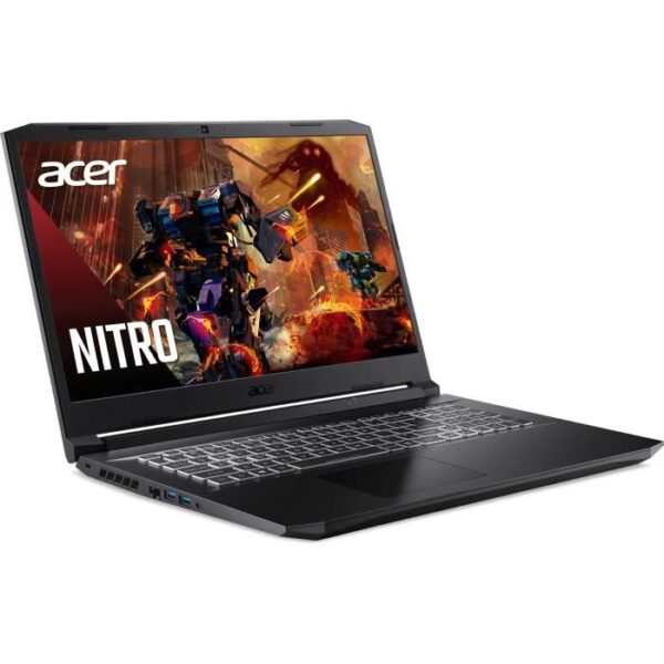 Buy with crypto PC laptop gaming -Acer -Nitro 5 year517-54-9875 -17.3 FHD 144Hz -Core i9-11900h -16go -Stockage 512GB SSD -RTX3060 -W11 -Azerty-2