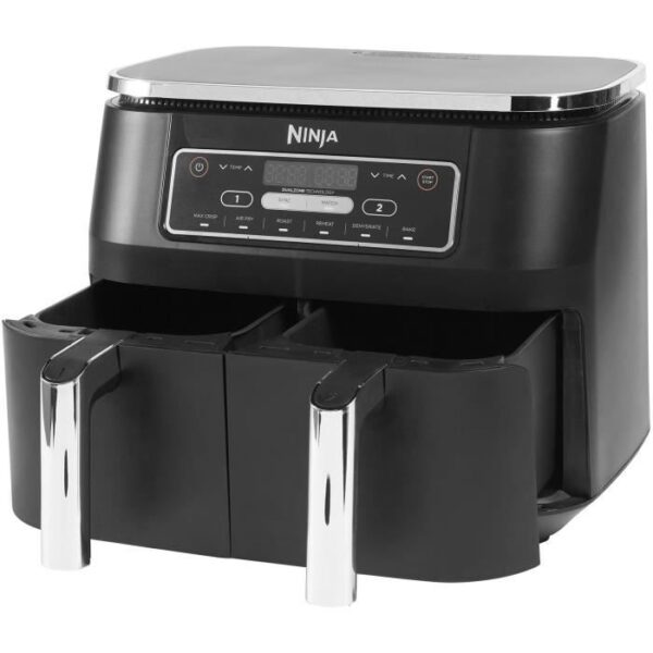 Buy with crypto Ninja Foodi AF300EU - Dual Zone Oil Fryer - Sync functions