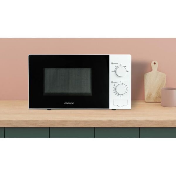 Buy with crypto Oceanic MO20W11 white microwave 45.4 x H26.1 x D32.6 cm - 20L-3