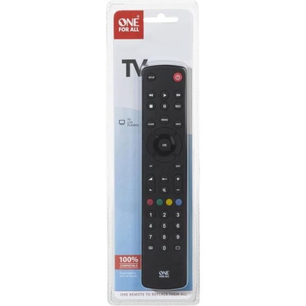 Buy with crypto ONE FOR ALL URC1210 Universal Remote Control for LCD / Plasma TV-3