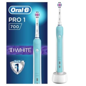 Buy with crypto Oral-B PRO 1700 - Electric Toothbrush - Rechargeable - Timer - White and Blue-1