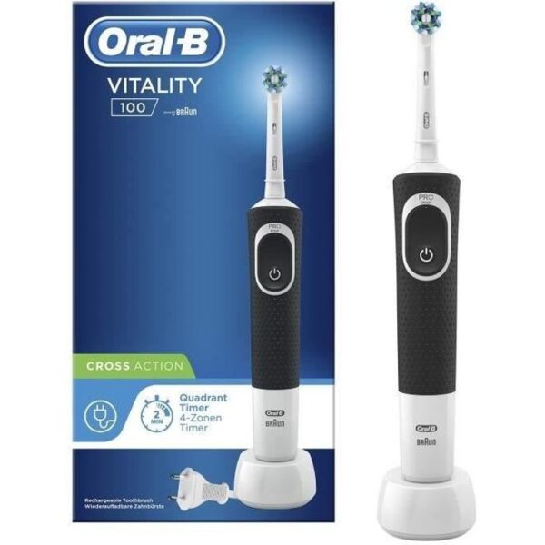 Buy with crypto Oral-B Rechargeable Electric Toothbrush Braun Vitality 100 Cross Action-1