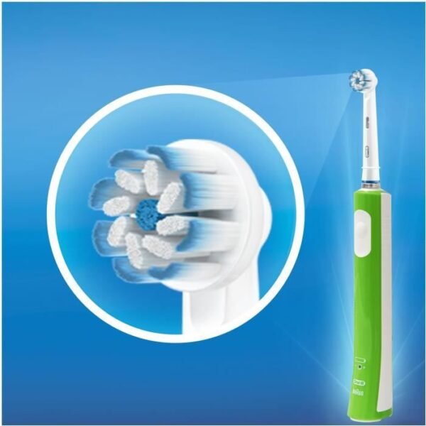 Buy with crypto Oral-B Junior 6+ Rechargeable Electric Toothbrush - Green-4