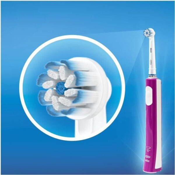 Buy with crypto Oral-B Junior 6+ Rechargeable Electric Toothbrush - Purple-3