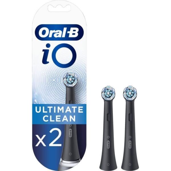 Buy with crypto Oral-B iO Ultimate Clean Black Brushes