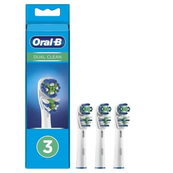 Buy with crypto Oral-B Replacement brushes x3 Dual Clean-1