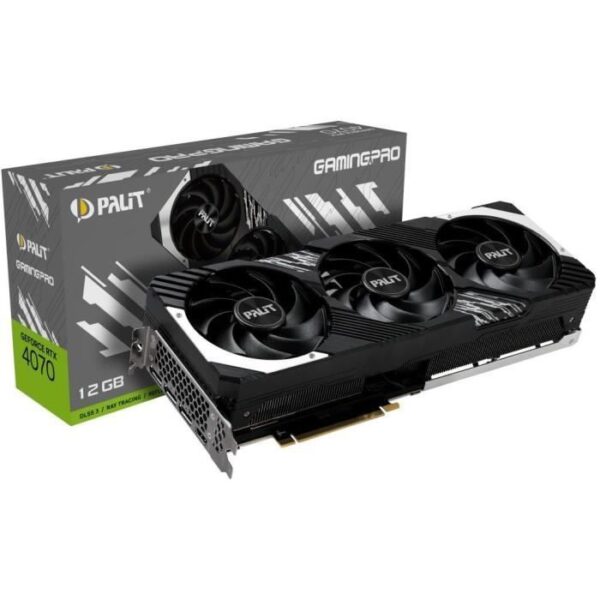 Buy with crypto Palit - Nvidia - Graphics card - GeForce RTX 4070 GamingPro - 12GB-1