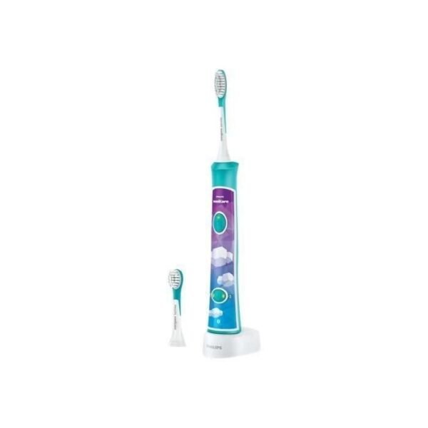 Buy with crypto PHILIPS HX6322 / 04 Connected children's electric toothbrush - 2 modes (4 years + / 7 years +) + 2 heads-2