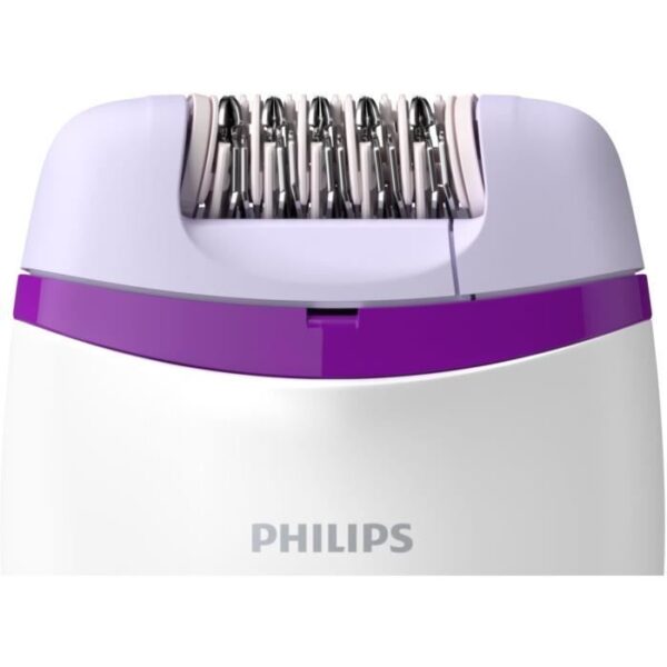 Buy with crypto PHILIPS BRE225 / 00 Satinelle electric epilator - 2 speed - purple and white-2