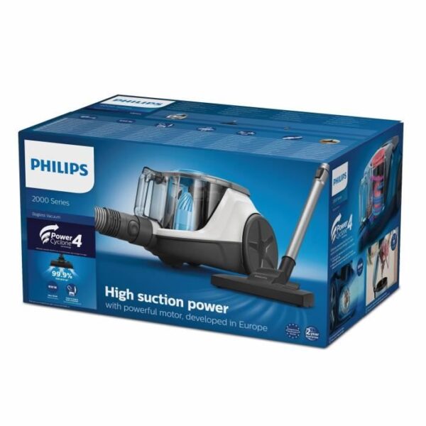 Buy with crypto Philips XB2122/09 Vacuum without series SERIES 2000 - 850W - POWERYCLONE 4 - 77DB - White and blue)-6