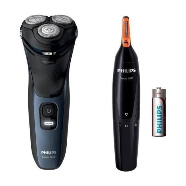 Buy with crypto PHILIPS S3134 / 57 - Electric shaver Shaver Series 3000 - 5D Pivot & Flex head - PowerCut blades - 60min shave