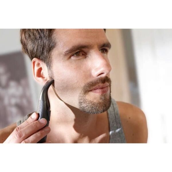 Buy with crypto PHILIPS MG1100 / 16 Precision trimmer with 3 beard and mini razor clogs - battery operated)-6