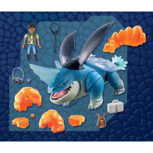 Buy with crypto Playmobil - 71082 - Dragons Nine Realms: Plowhorn & Angelo-3