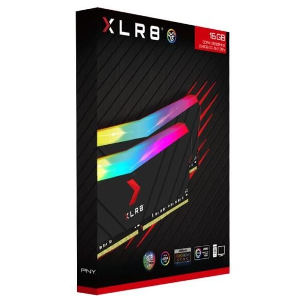 Buy with crypto PNY Memories XLR8 16 GB DDR4 3200 Mhz 2 Kit-4