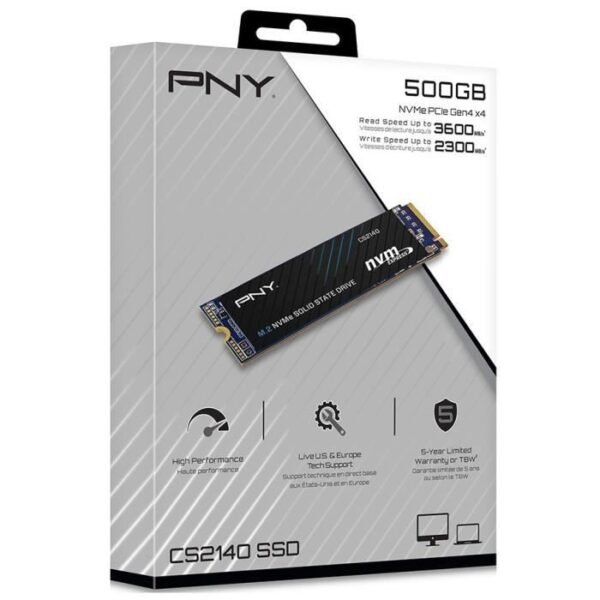 Buy with crypto PNY - CS2140 - SSD - 500 GB - M.2-3