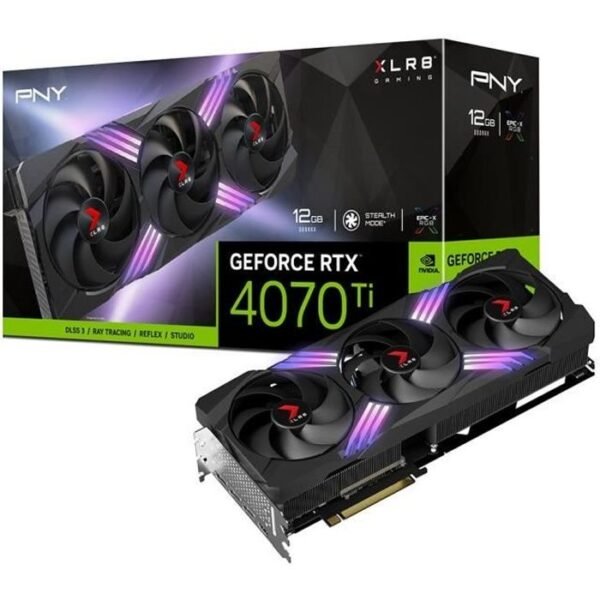 Buy with crypto Graphics card - PNY - GeForce RTX  4070TI - 12GB -XLR8 Gaming Verto Edition DLSS 3-1