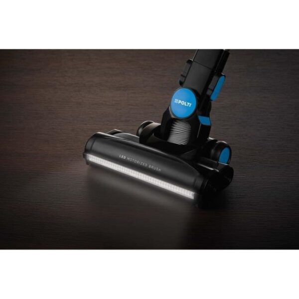 Buy with crypto Polti forzaspira SR100 Wireless broom vacuum cleaner 2 in 1 - Autonomy up to 50 min - HEPA filter - Motorized brush with LED light)-6