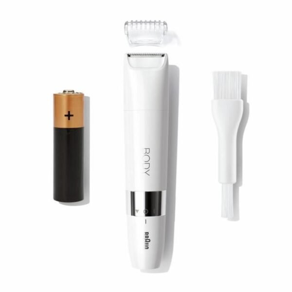 Buy with crypto Braun Body Mini BS1000 Electric Body Trimmer for Men and Women - Wet & Dry - Multi-purpose - White-3