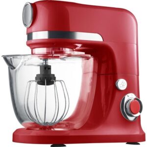 Buy with crypto Multifunction Purelect SM31 Multifunction Pastry Robot - Red - 1300 W - Bol 5 L - Variable speed - Non -slip feet-1