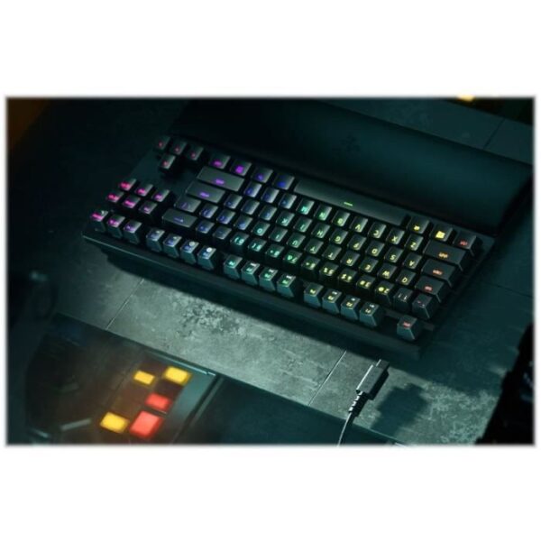 Buy with crypto Gaming keyboard - RAZER - HUNTSMAN V2 TKL PURPLE SWITCH)-6