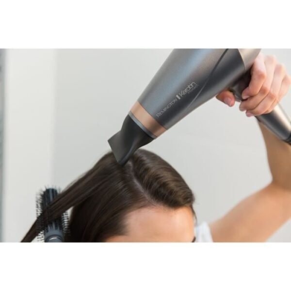 Buy with crypto REMINGTON AC8820 Keratin Protect Hair dryer 2200W - 2 concentrators + 1 diffuser - Gray-3