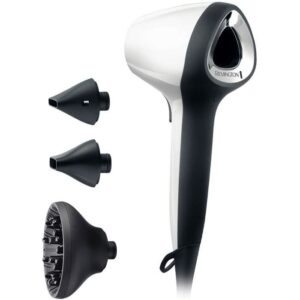 Buy with crypto REMINGTON D7779 Hair dryer AIR3D - Ionic - 1800 W - 76 dB - 3 temperatures - 2 speeds - White-1