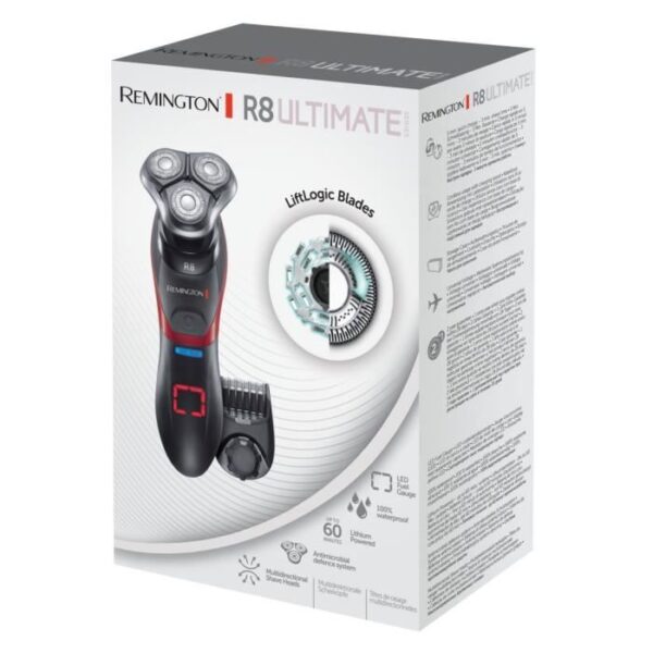 Buy with crypto REMINGTON Rotary Shaver Ultimate R8 - Rechargeable - Clipper Head with Cutting Guide-4