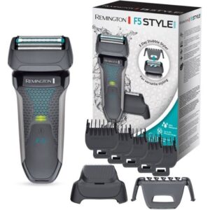 Buy with crypto Remington F5000 Electric Razor - Style Series Grills - Waterproof - 6 Height Clipper Head - 1 3 Day Beard Trimmer-1