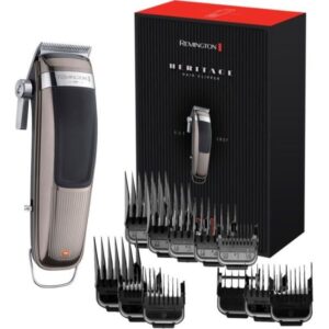 Buy with crypto Remington HC9100 Heritage Professional Hair Clipper - Removable and Washable Blades - Professional Motor - 11 Clogs-1